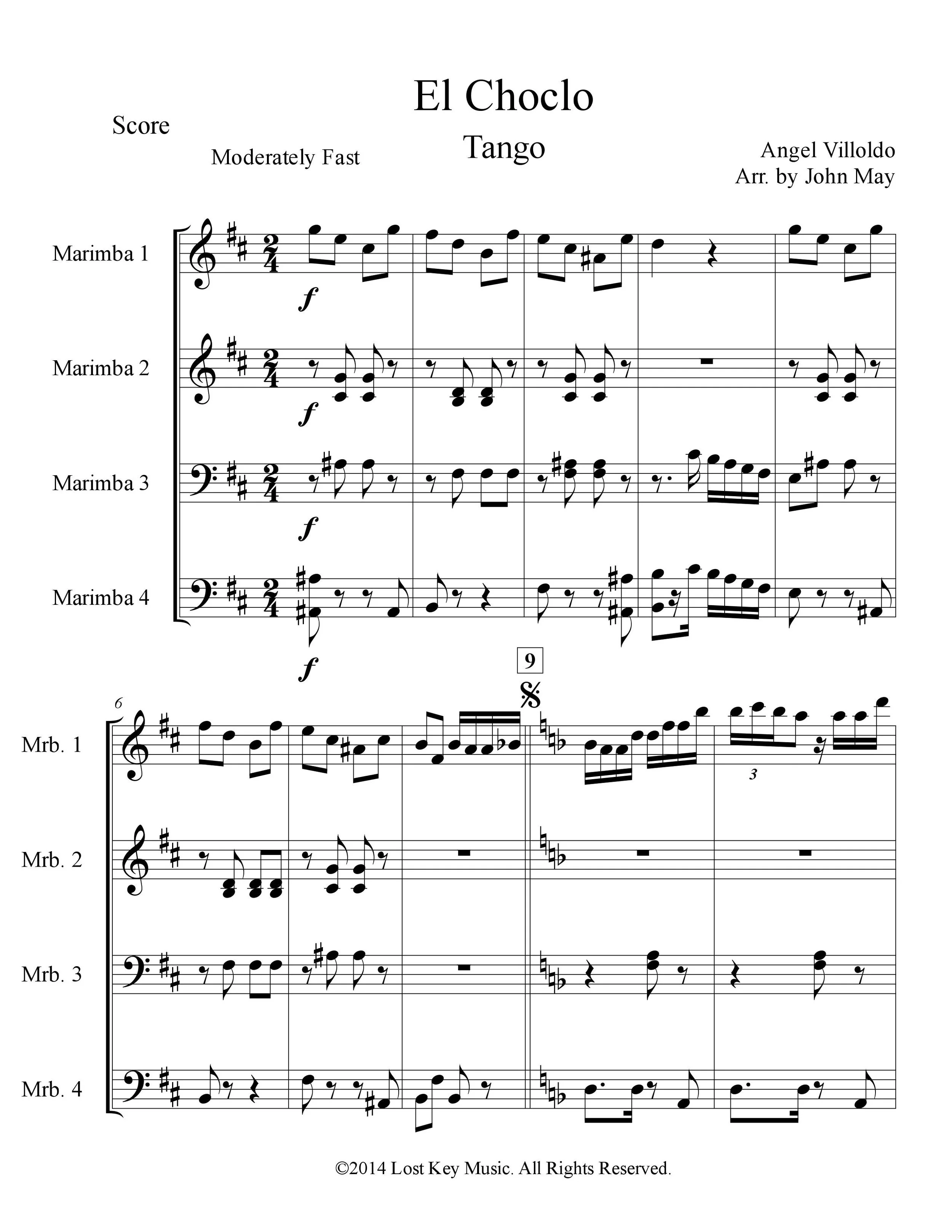 El Choclo Sample Score.jpg