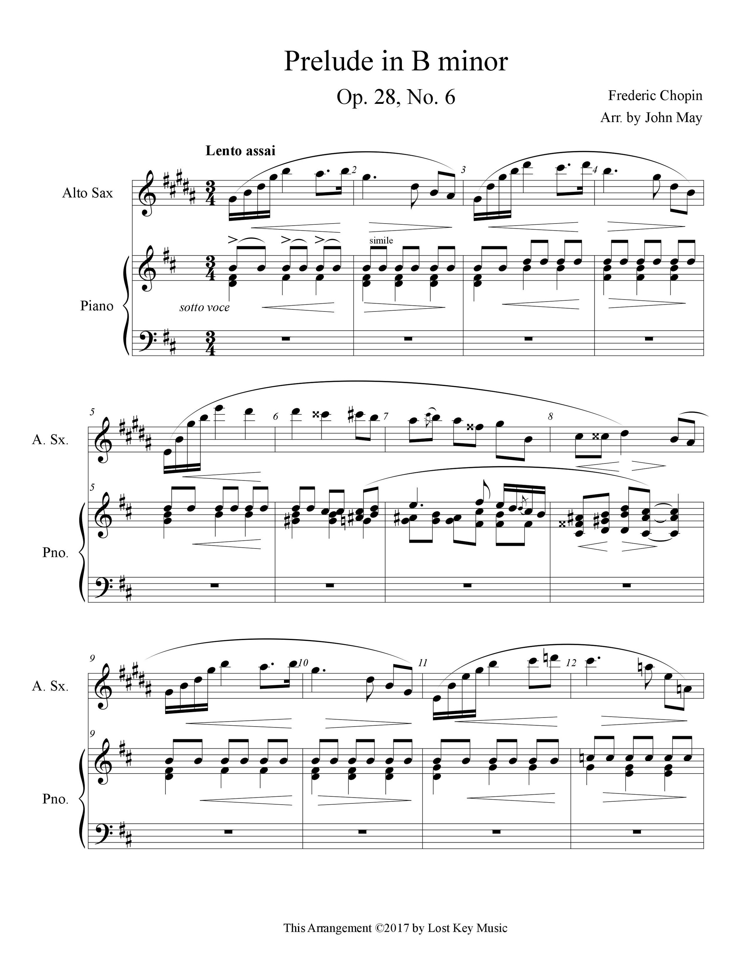 Blues Train Chopin Prelude In B Minor Canon In D Tico Tico No Fuba El Choclo Ave Verum Corpus