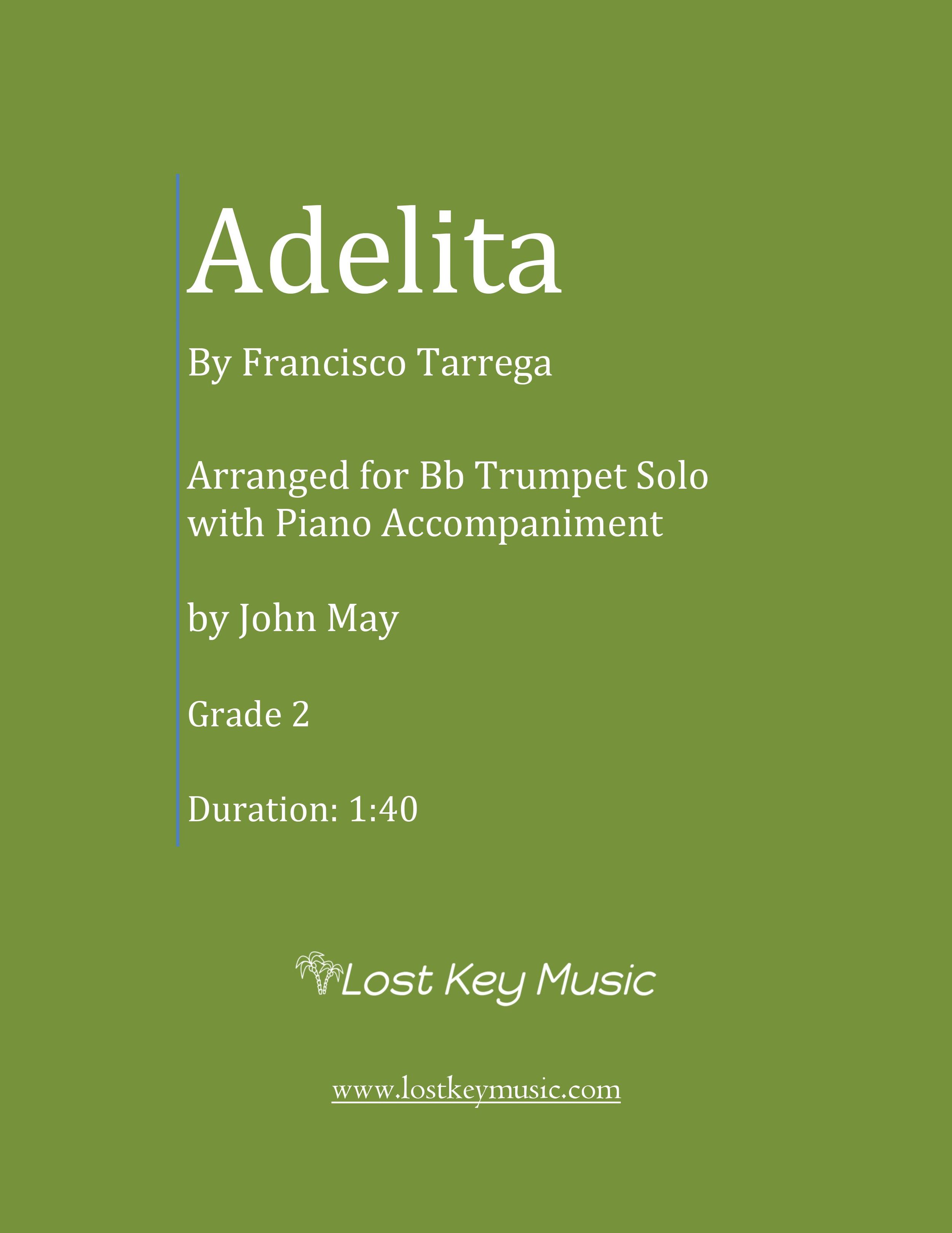 Adelita-Bb Trumpet Solo with Piano Accompaniment (Digital Download)