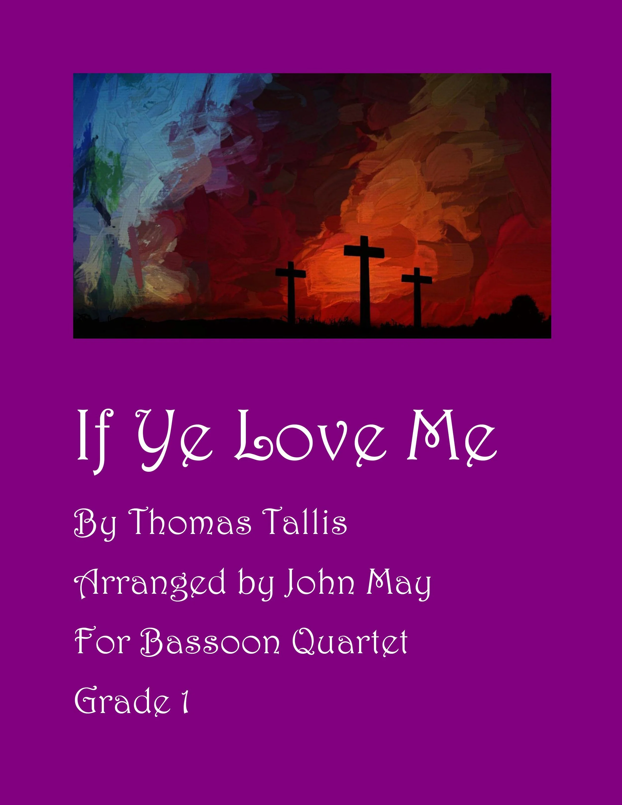 If Ye Love Me-Bassoon Quartet (Digital Download)