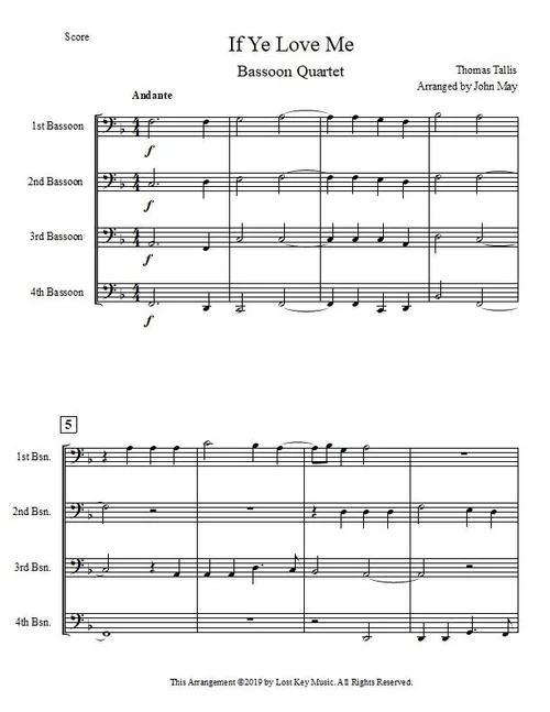 Double Reed Quartets — Lost Key Music