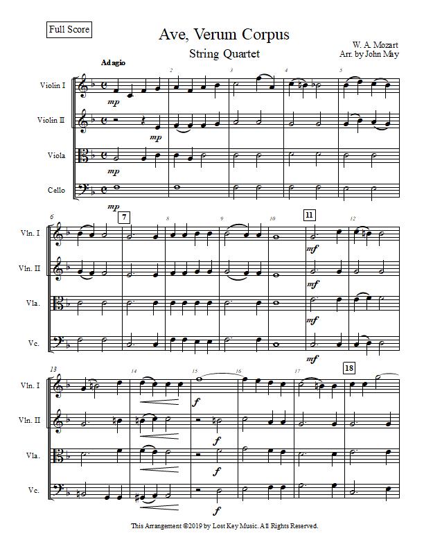 Ave, Verum Corpus-String Quartet-Score Sample.jpg