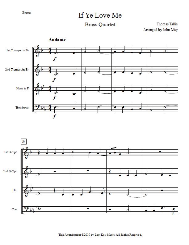If Ye Love Me-Brass Quartet-Score Sample.jpg