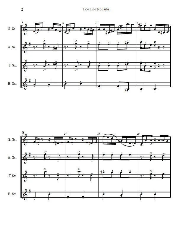 Tico Tico No Fuba-Saxophone Quartet-Score Sample, p. 2.jpg