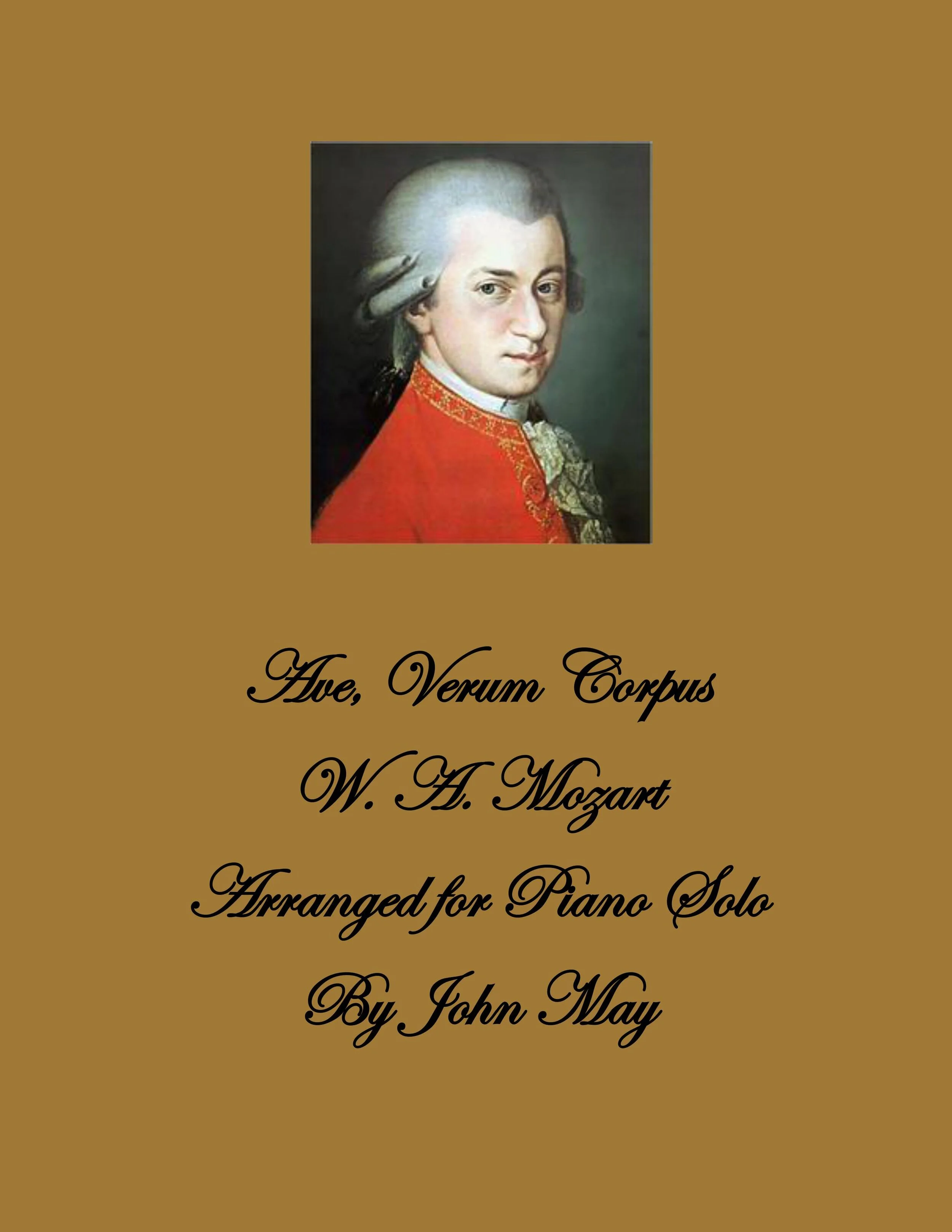 Ave Verum Corpus-Piano Solo (Shipped)