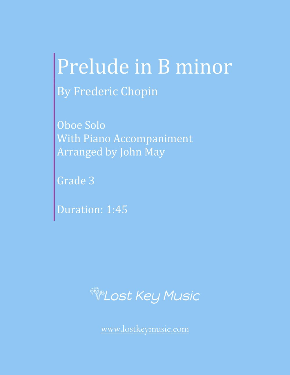 Prelude in B minor-Oboe Solo (Digital Download)