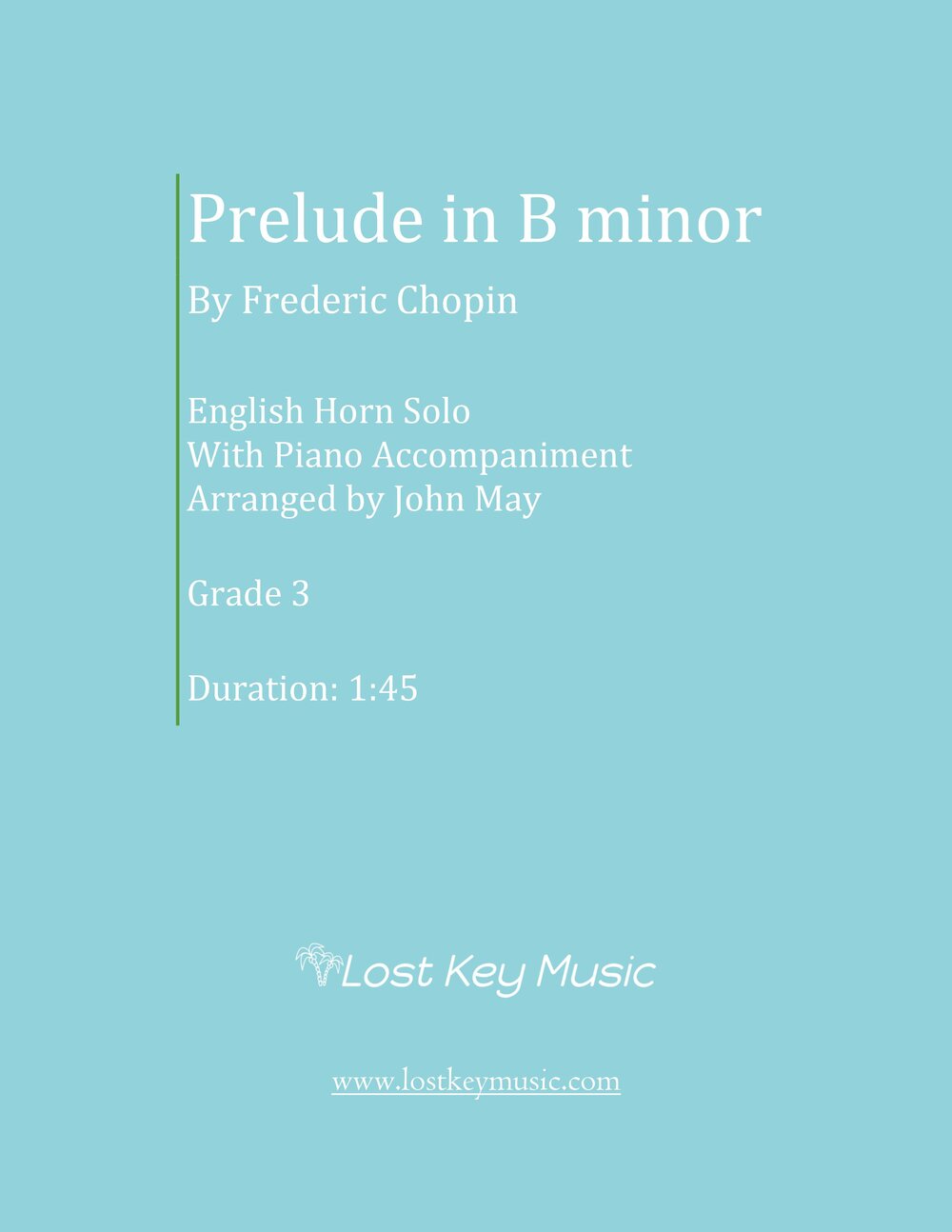 Prelude in B minor-English Horn Solo (Digital Download)