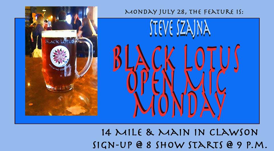 Open Mic @ the Black Lotus - Every Monday at 9:00 PM