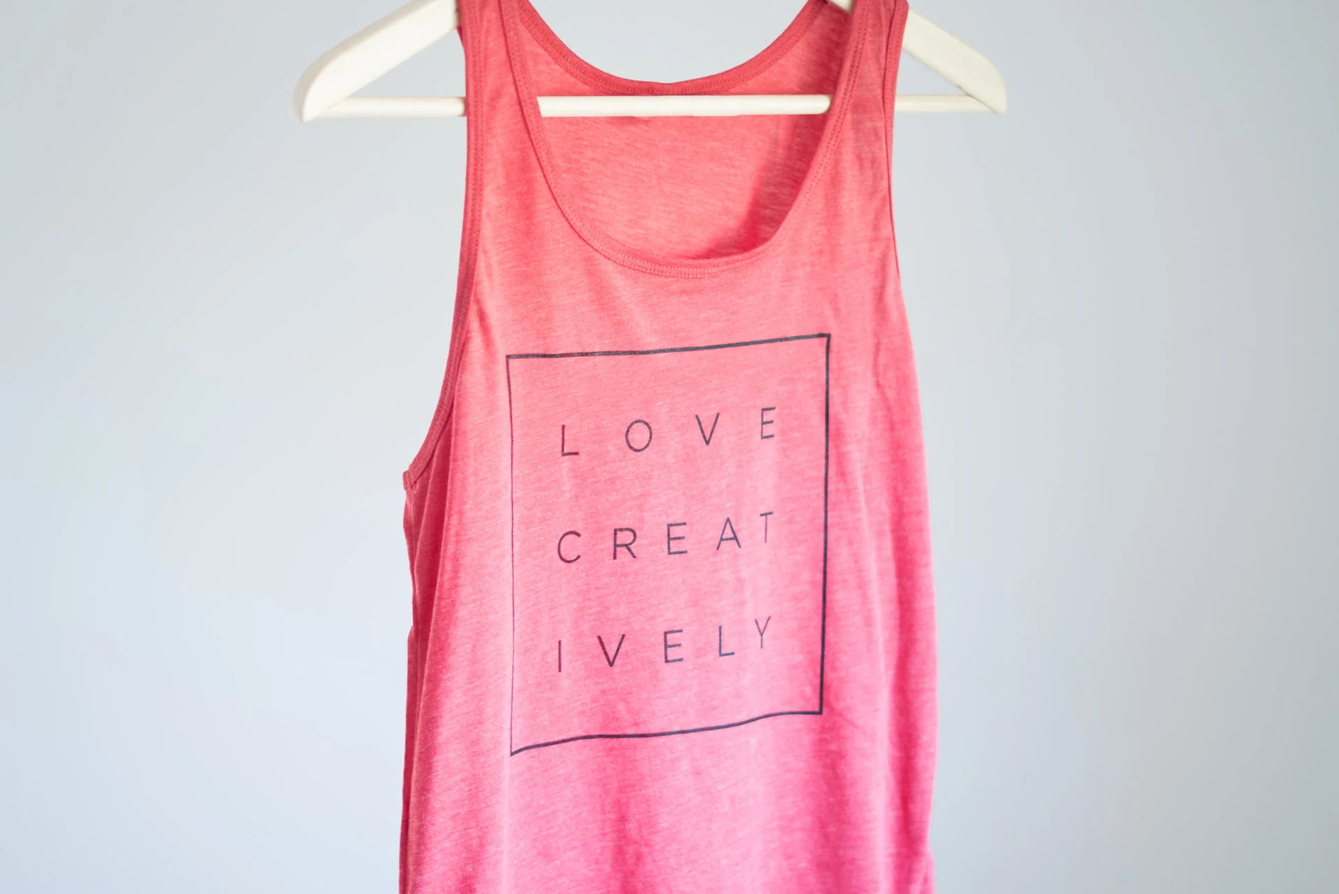 Love Creatively Tank - Red