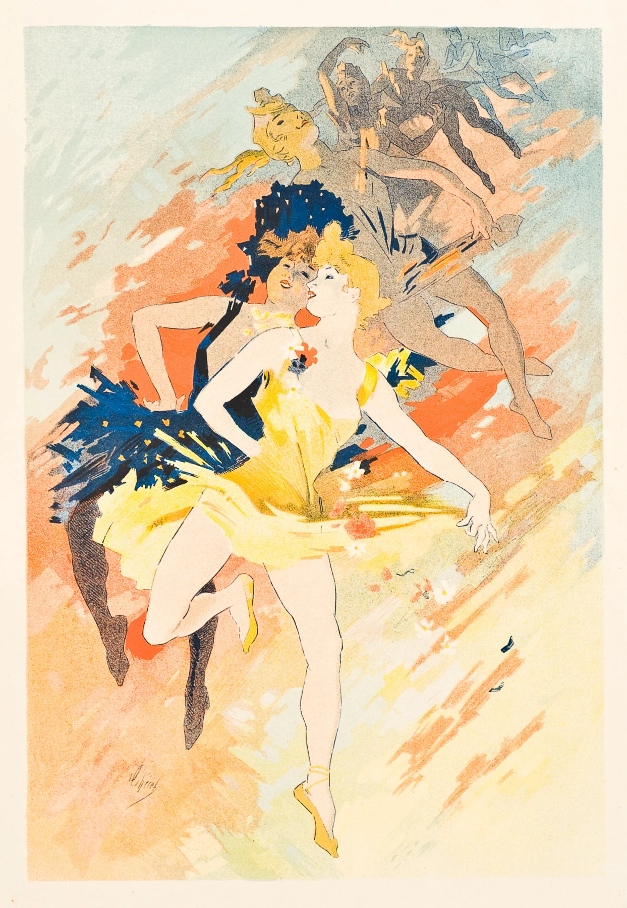 Jules Cheret. La Danse.