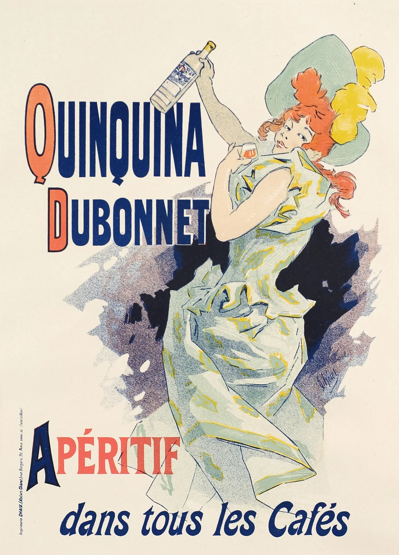 Jules Cheret. Quinquina Dubonnet.