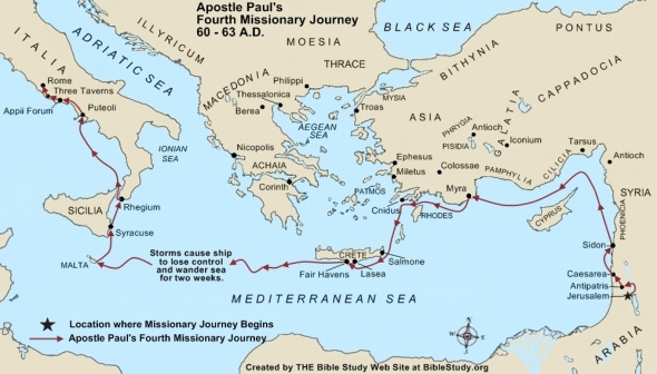 Paul's Fourth Journey: Rome