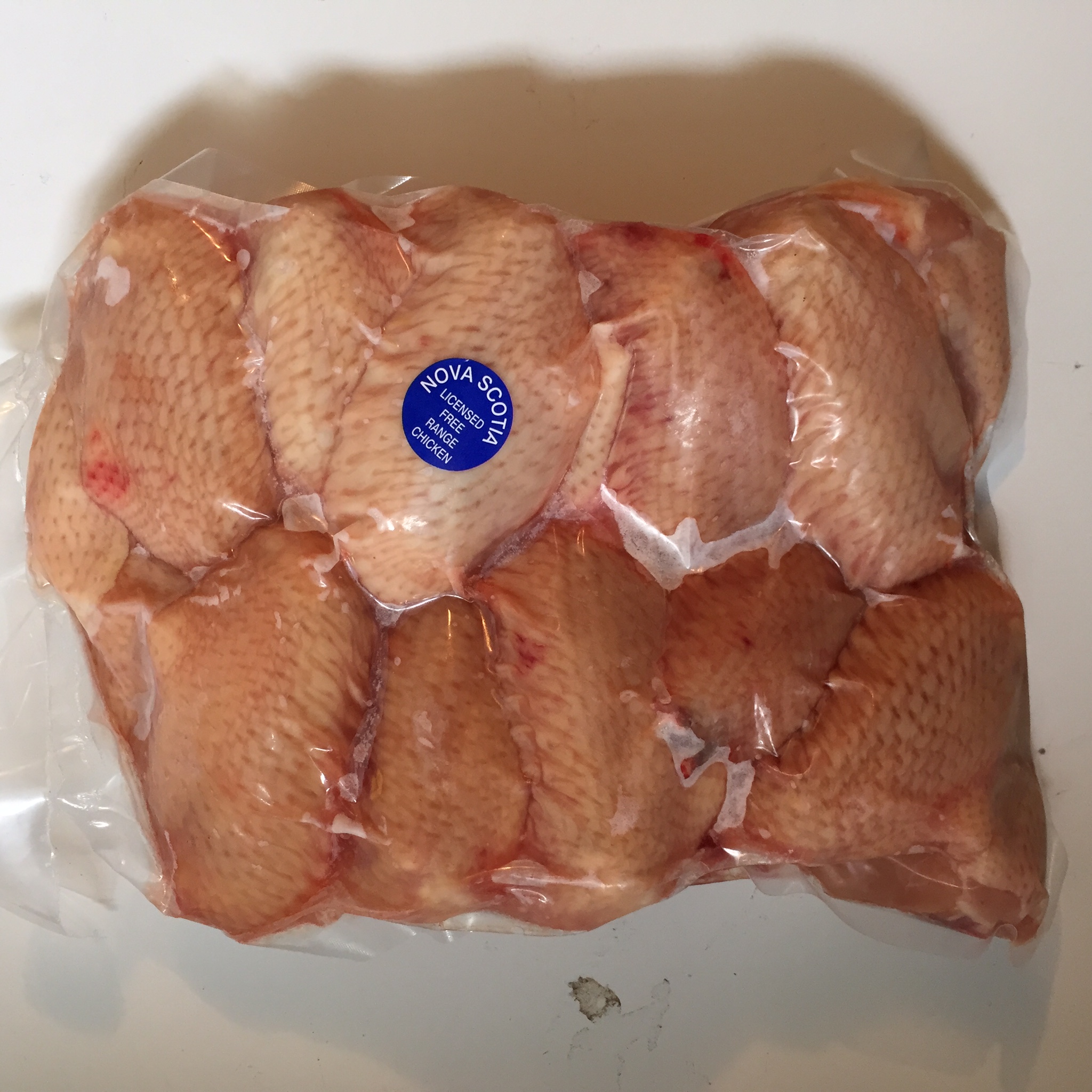 Chicken Wings - $5.00/lb, 10 per package, weighs approximately 3.5 lbs each