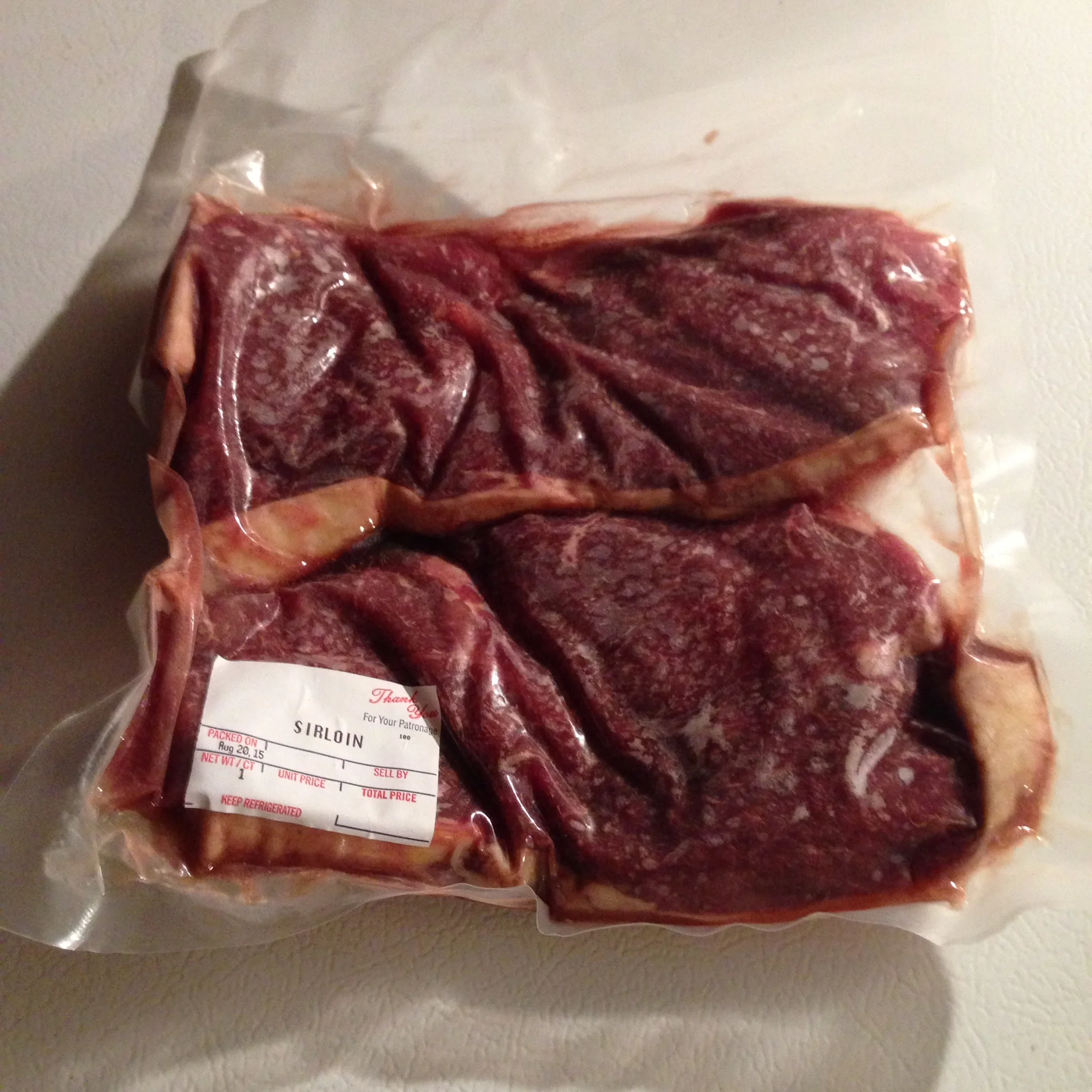 SOLD OUT- Sirloin Steak -$16.50/lb