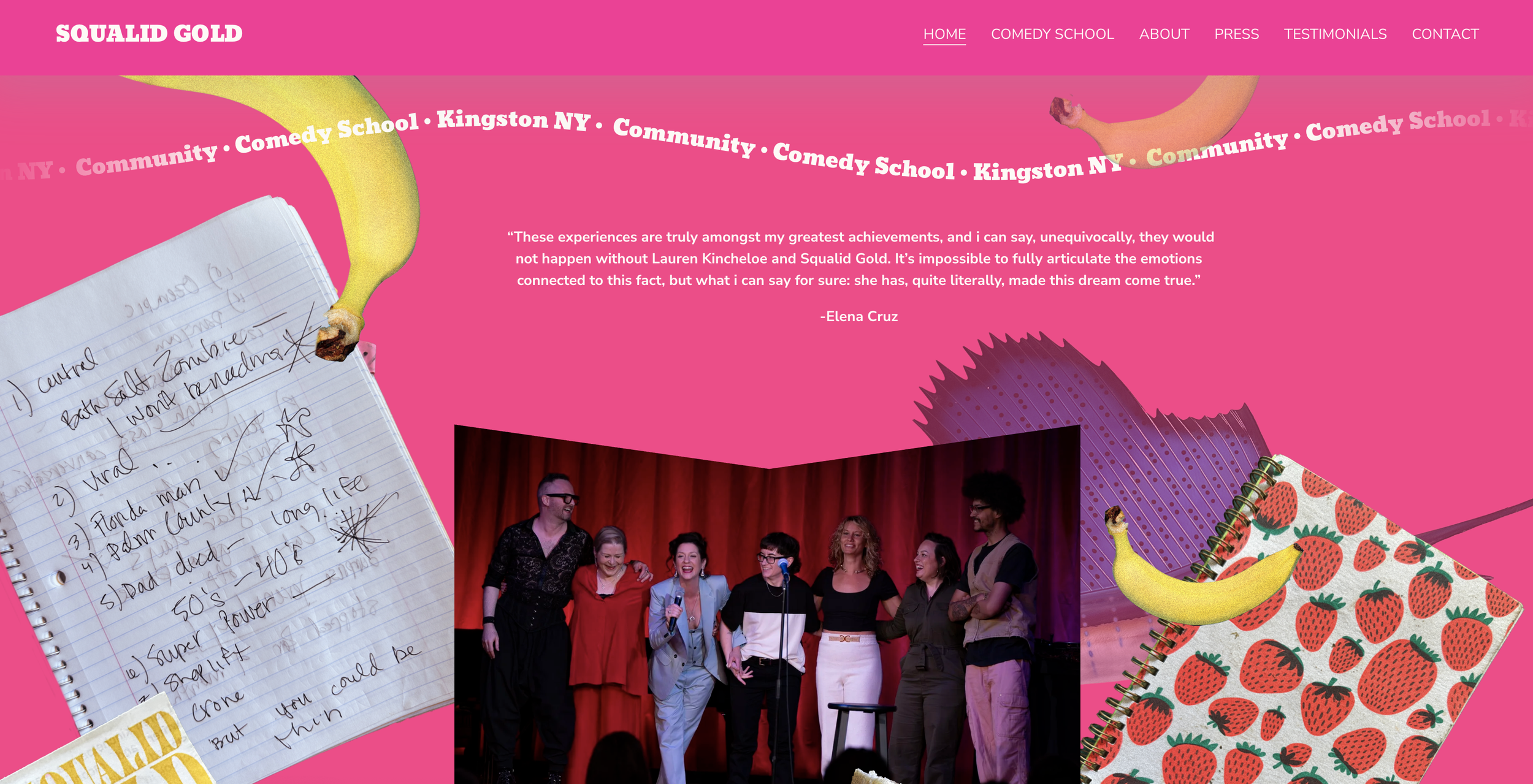 SQUALID GOLD :: KINGSTON'S COMEDY SCHOOL
