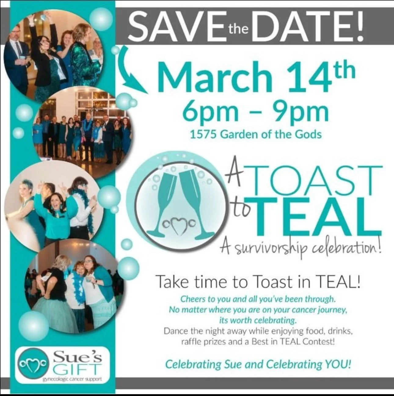 Join Mrs. Tri-Lakes at A Toast of Teal!