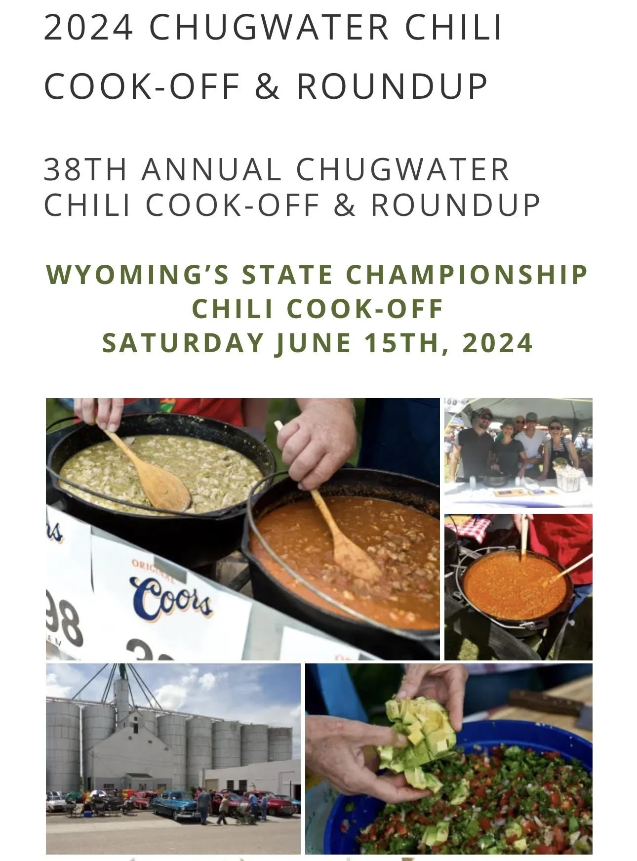 Join Mrs. Tri-lakes at the Chugwater Chili Cook-Off