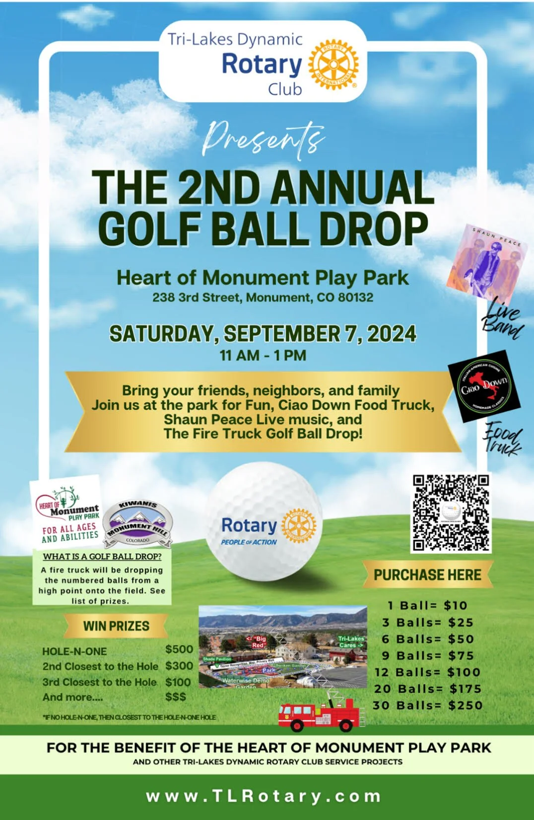 Golf Ball Drop with Mrs. Tri-Lakes