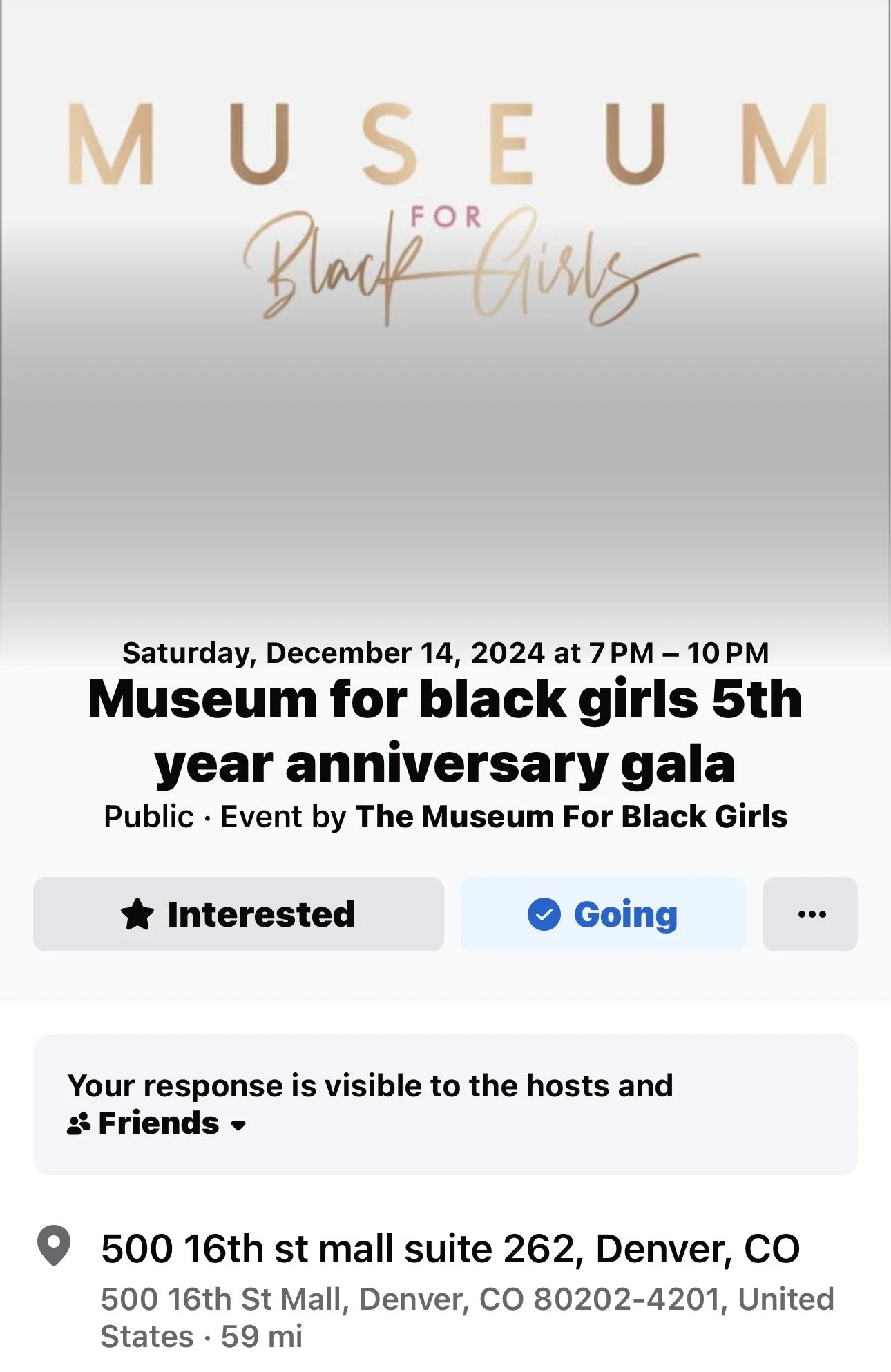 Join mrs Morgan County at Museum for Black Girls Gala