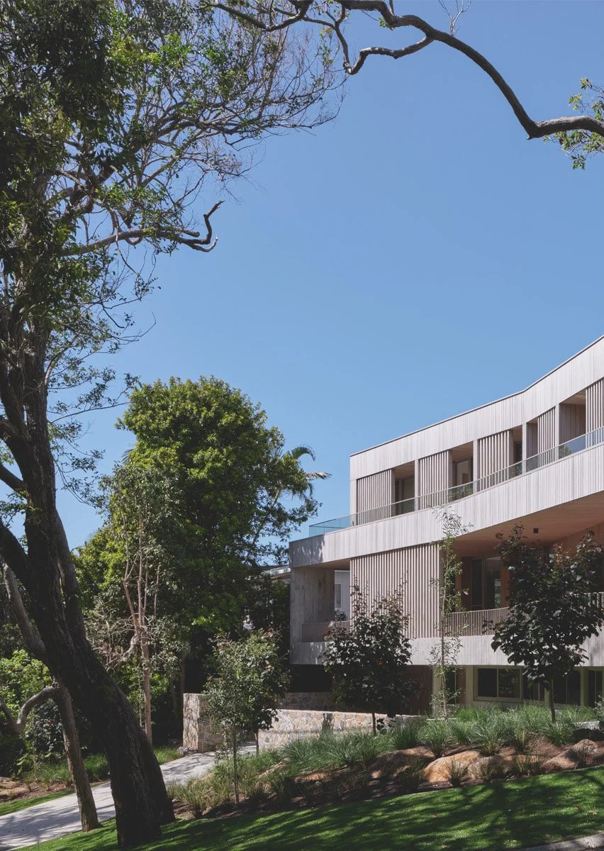 timber house with stone walls