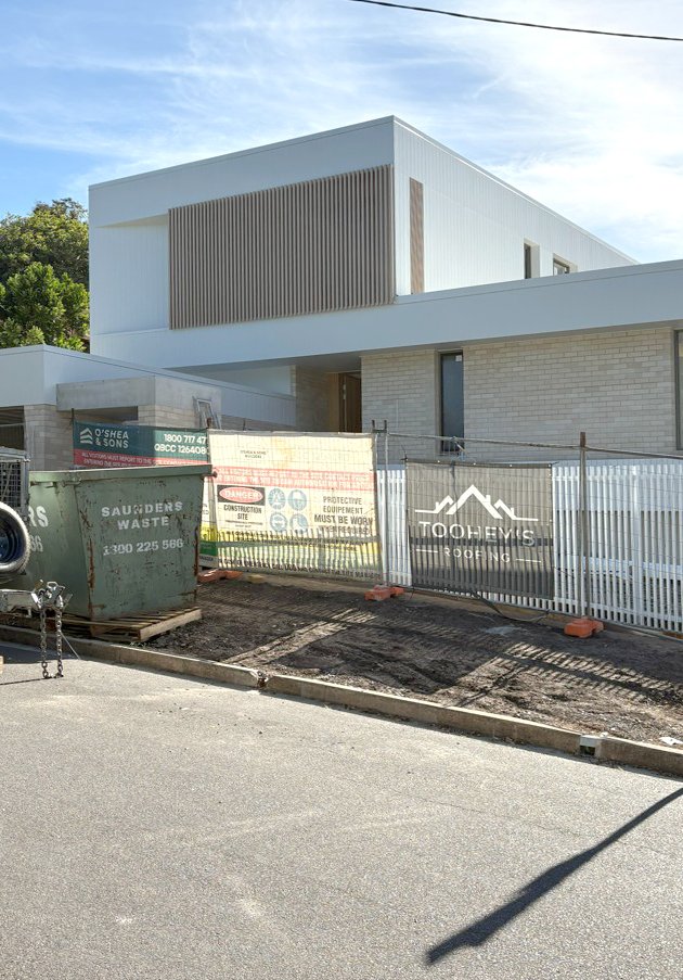 house with batten screen