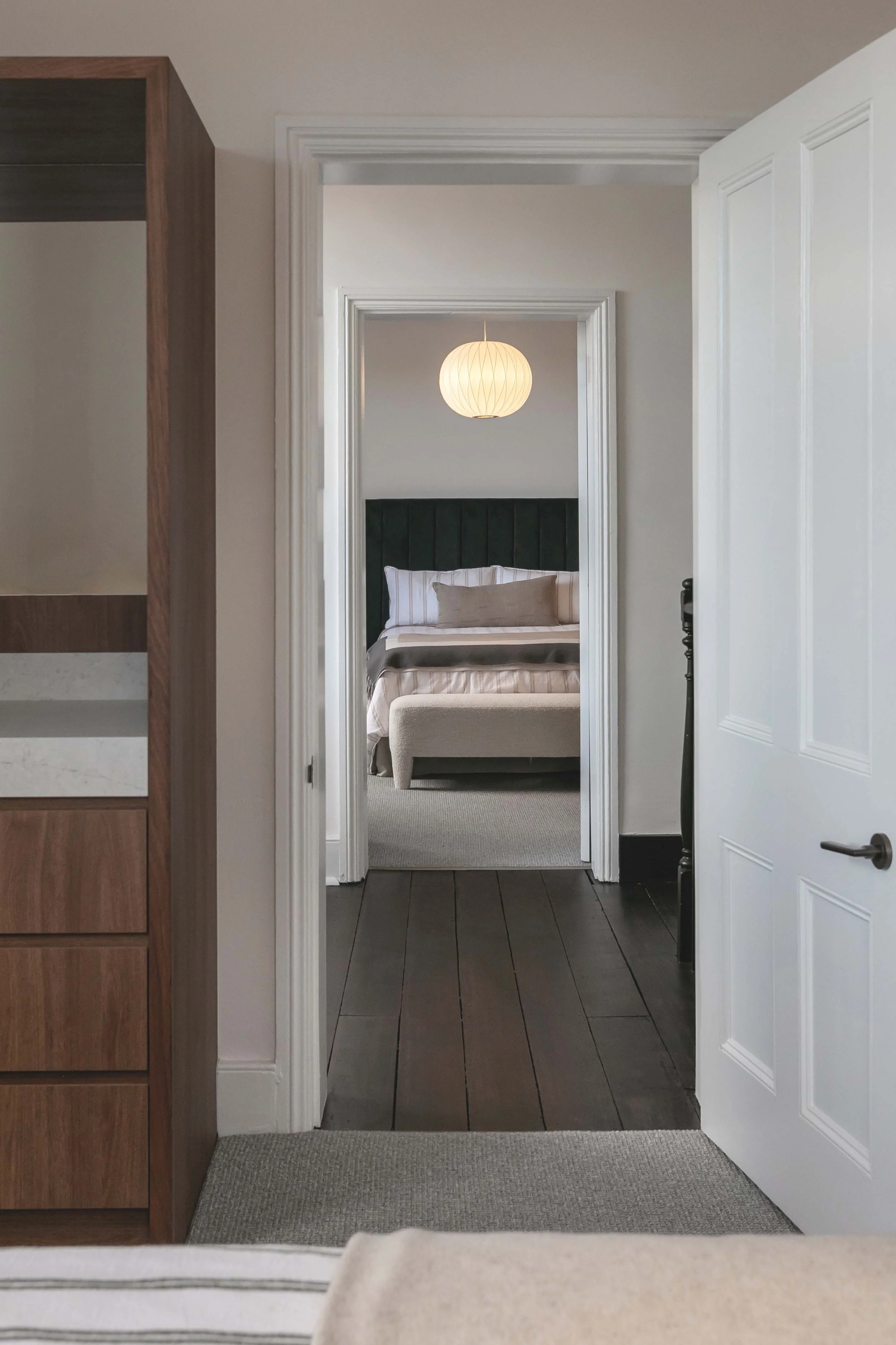 doorway into bedroom