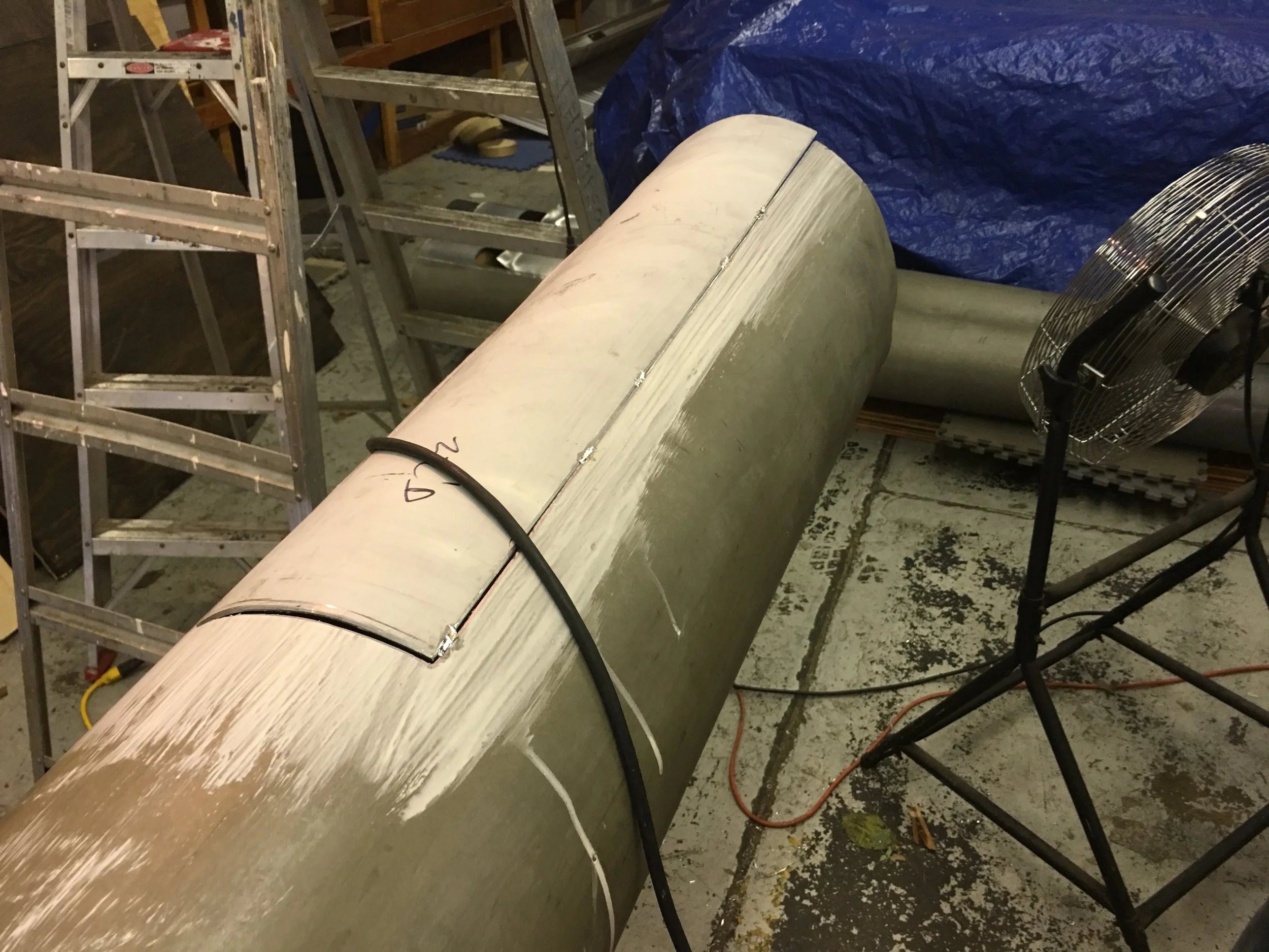 New tuning inserts installed in 32' Bombarde