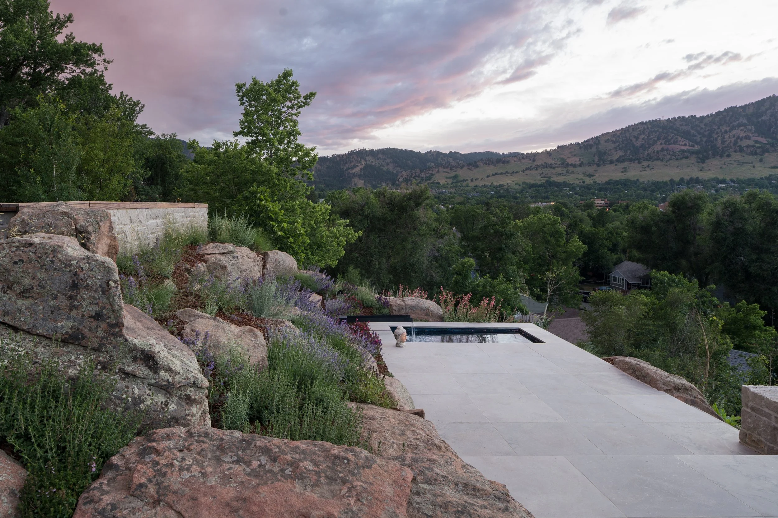 SurroundArch_Sunset-Exterior-Lower-Water-Feature-Twilight.jpg