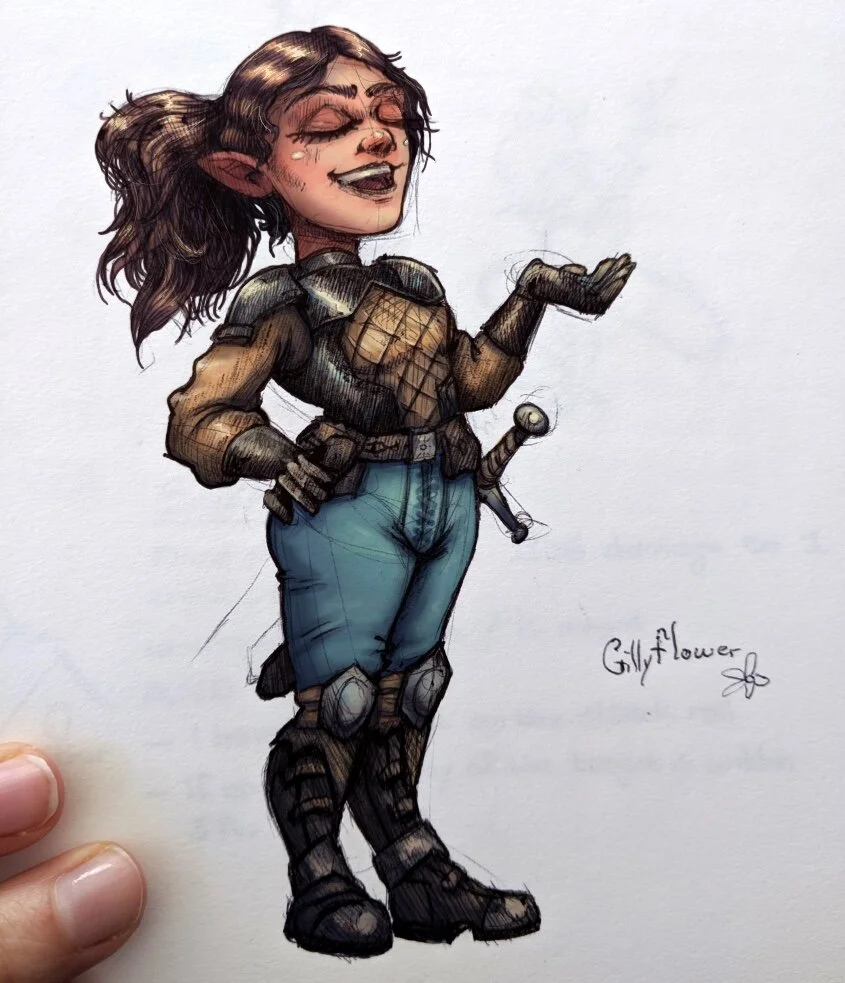 Gillyflower - Arcane Trickster Halfling