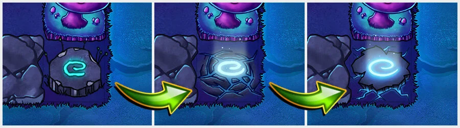 Some elements, like the exit portal, have needed to go through multiple revisions as we tested the game and discovered issues. In the portal's case, the first version looked moveable, which was a problem as players tried to drag it and grew frustrat…