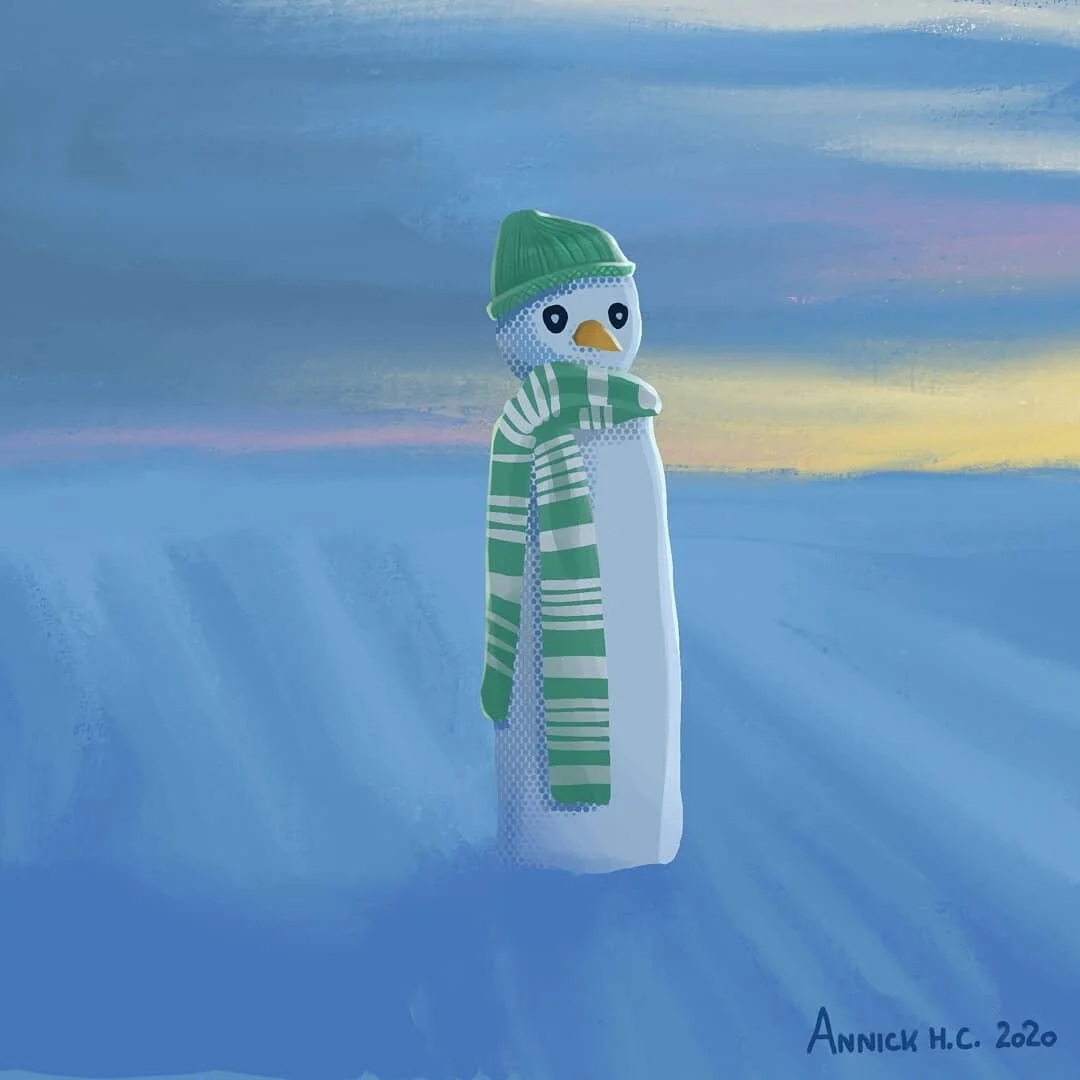 Day 13 - Cold

#artober2020 #art #artober #cold #snow #snowman #sunset #procreate