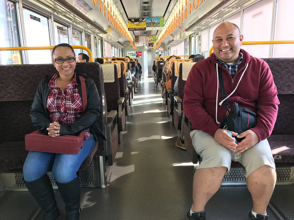  Fresh in Kyoto, it was time to train hop to Arashiyama.  