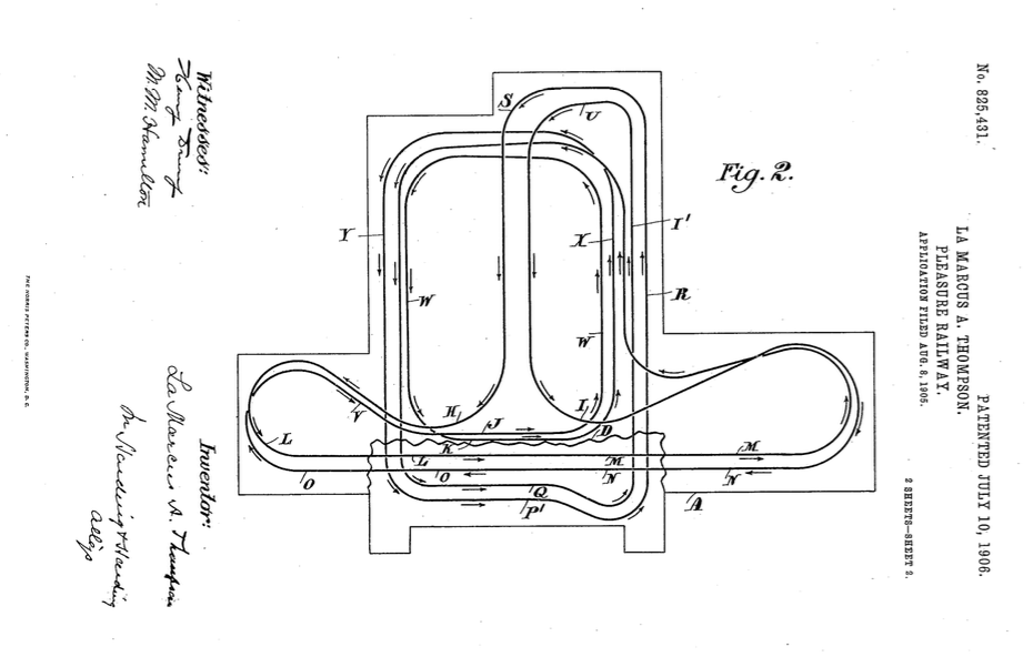  Figures 1 &amp; 2 from US Patent 825,431. 