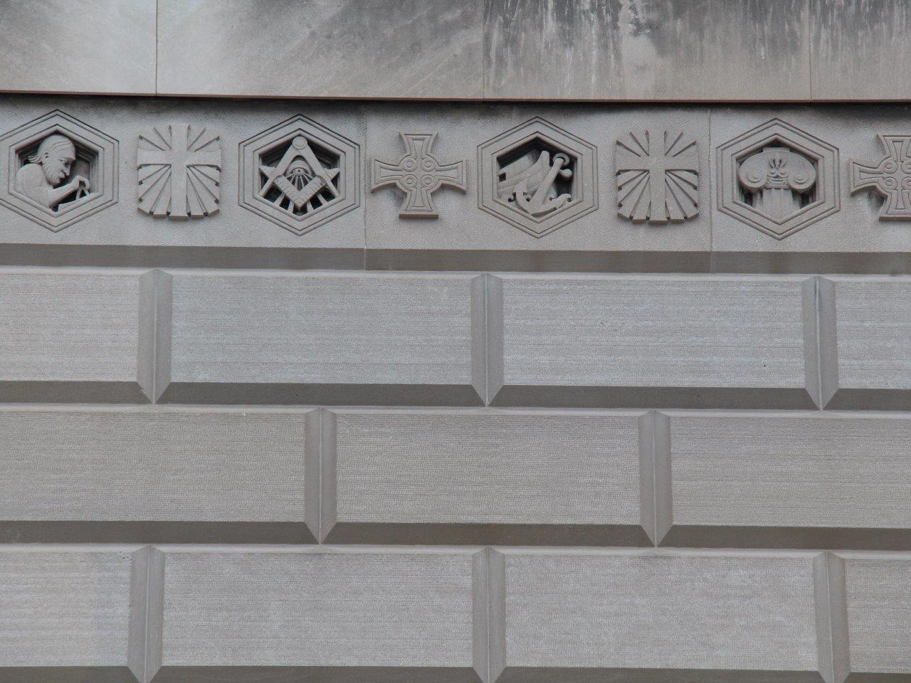 Freemasons Building in Springfield Ohio, USA