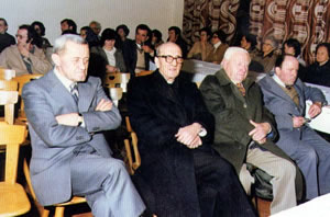 Silvester Erlacher, Ujöp Pizzinini, Franzl Pizzinini e Stachio Costa.