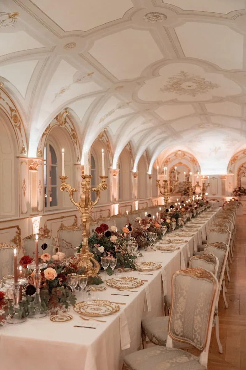 A lovely wedding table for guests in a Tuscany venue