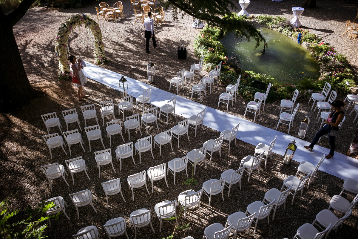 Tuscany Wedding in a castle, seatings