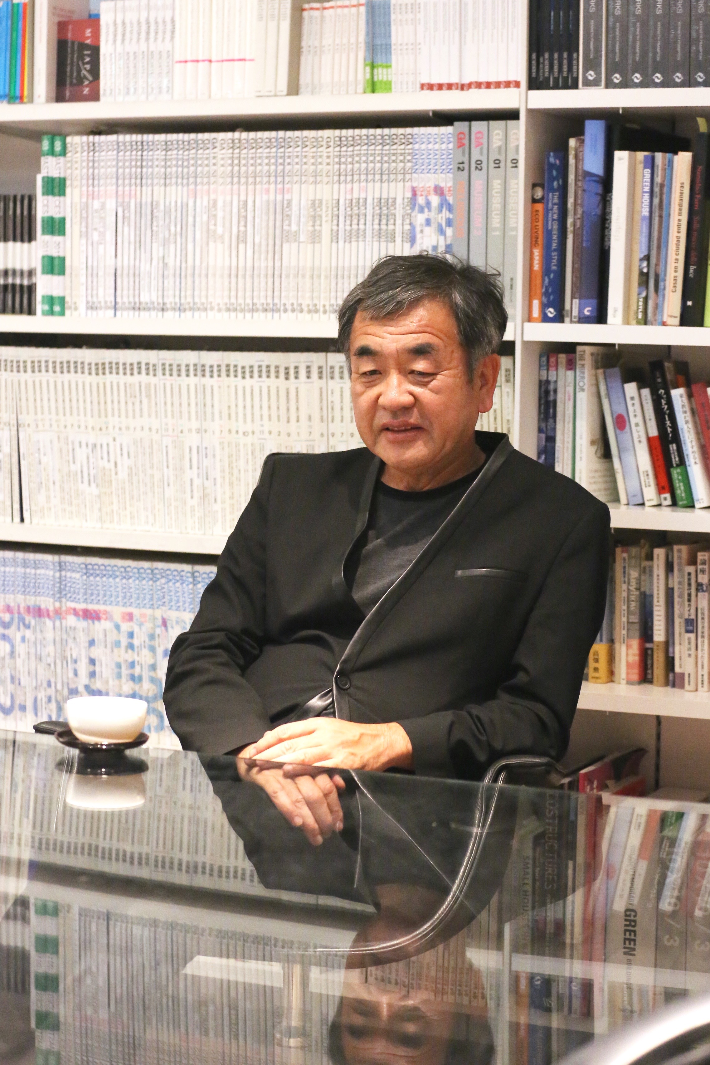 Kengo Kuma took the time to sit down with us. ©TOKI