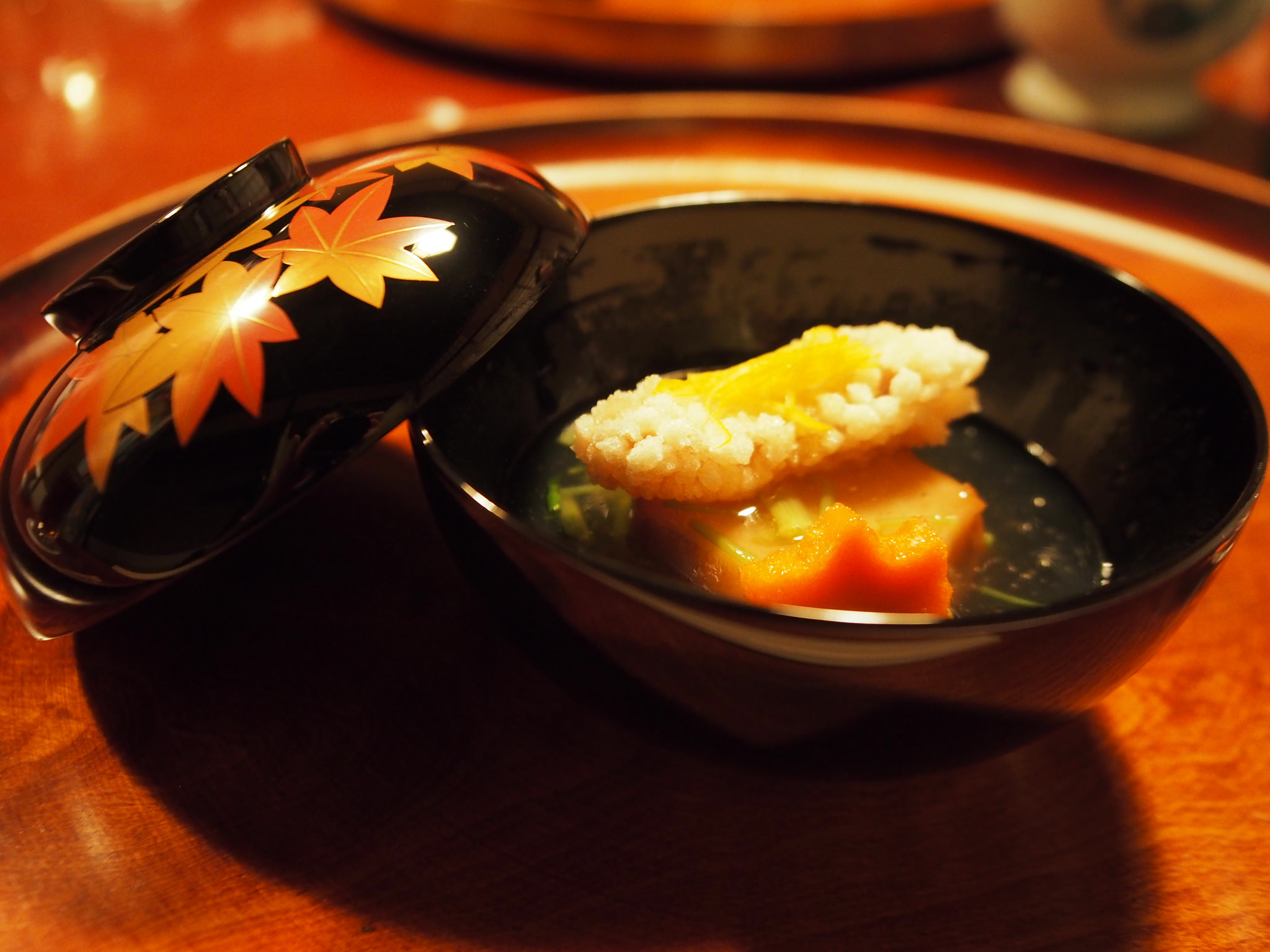 A nimono (stewed) dish prepared with pumpkin and carrots. ©TOKI