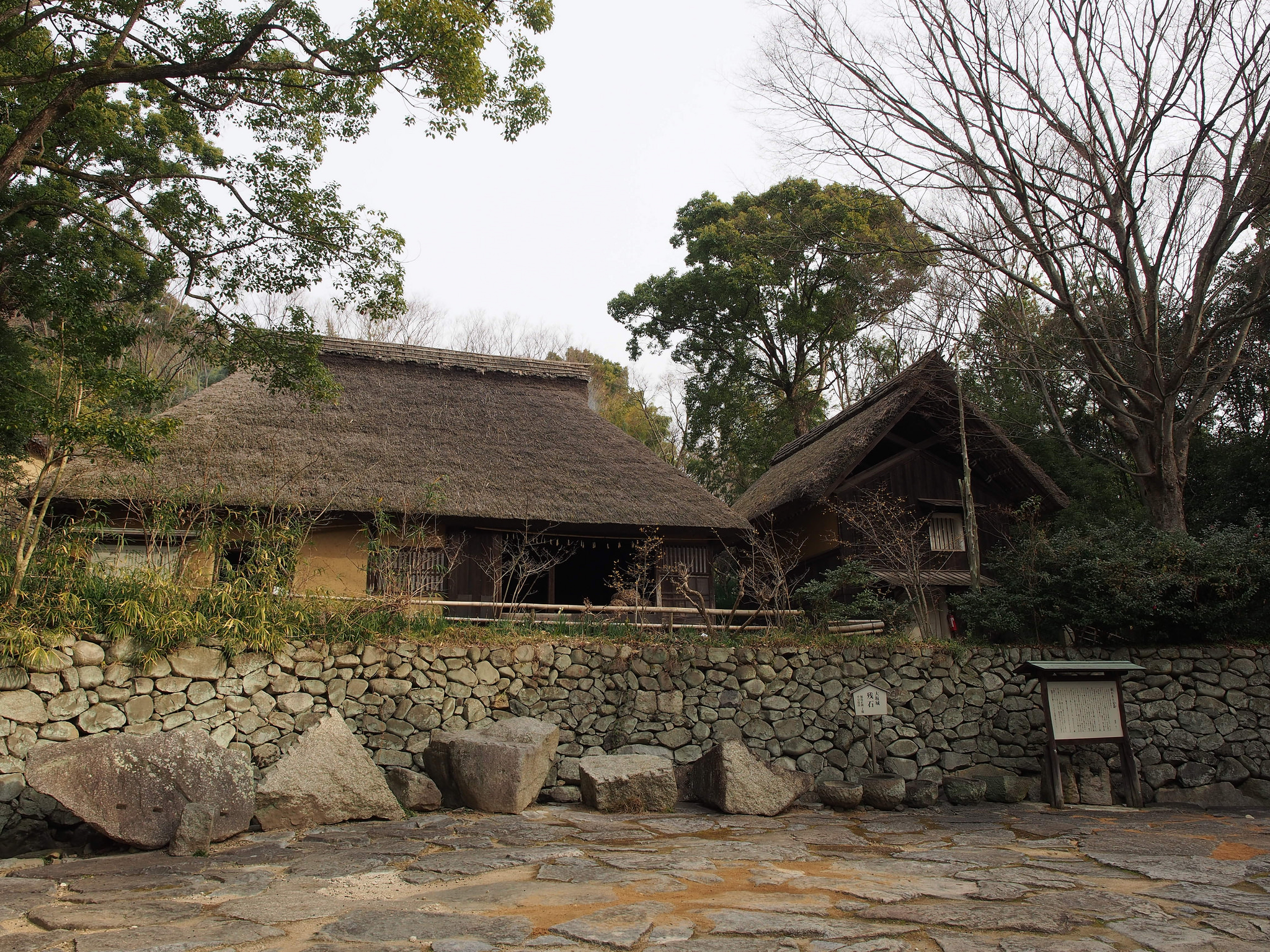 Traditional Japanese houses. © TOKI