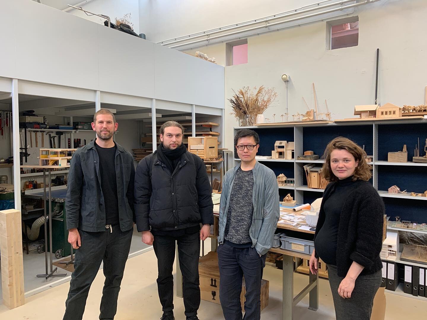 Last week @chan.carson from MoMa New York visited @werkstatt_nu He is the director of the Emilio Ambasz Institute for the Joint Study of the Built and the Natural Environment, and curator in the Department of Architecture and Design. We had a very in