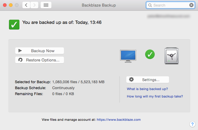 My backup as of today.