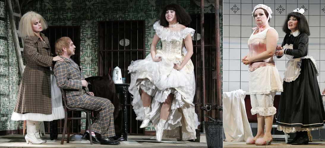 Adele, Die Fledermaus // Anhaltisches Theater Dessau // Director/Costumes: Hinrich Horstkotte // Stage: Martin Dolnik // Photos: Claudia Heysel