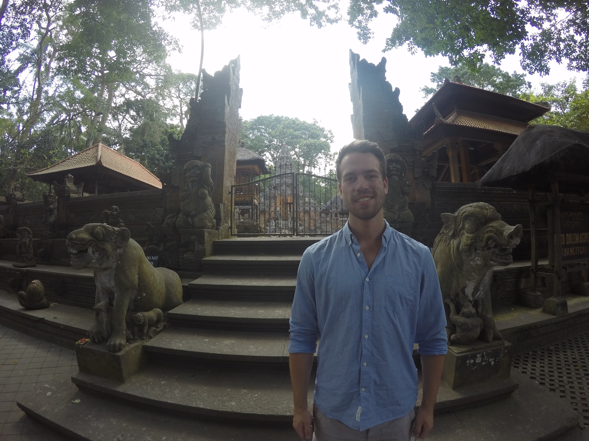 Monkey temple gates