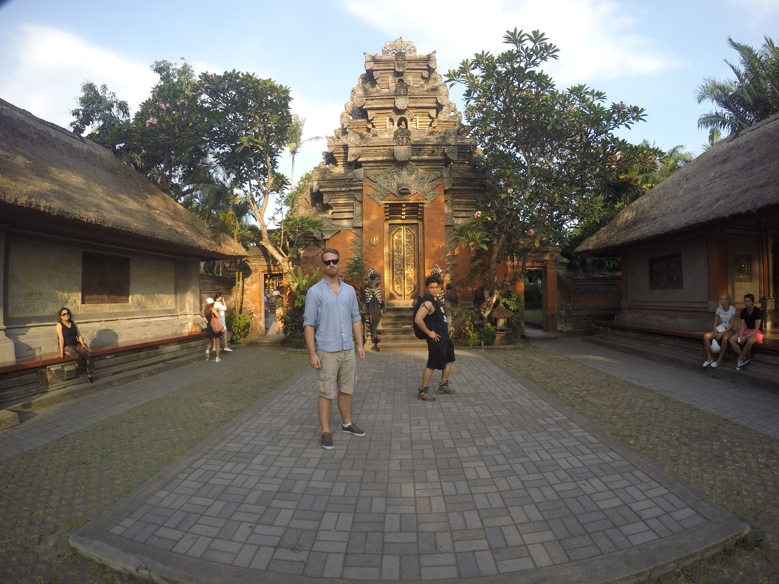 Visiting temples