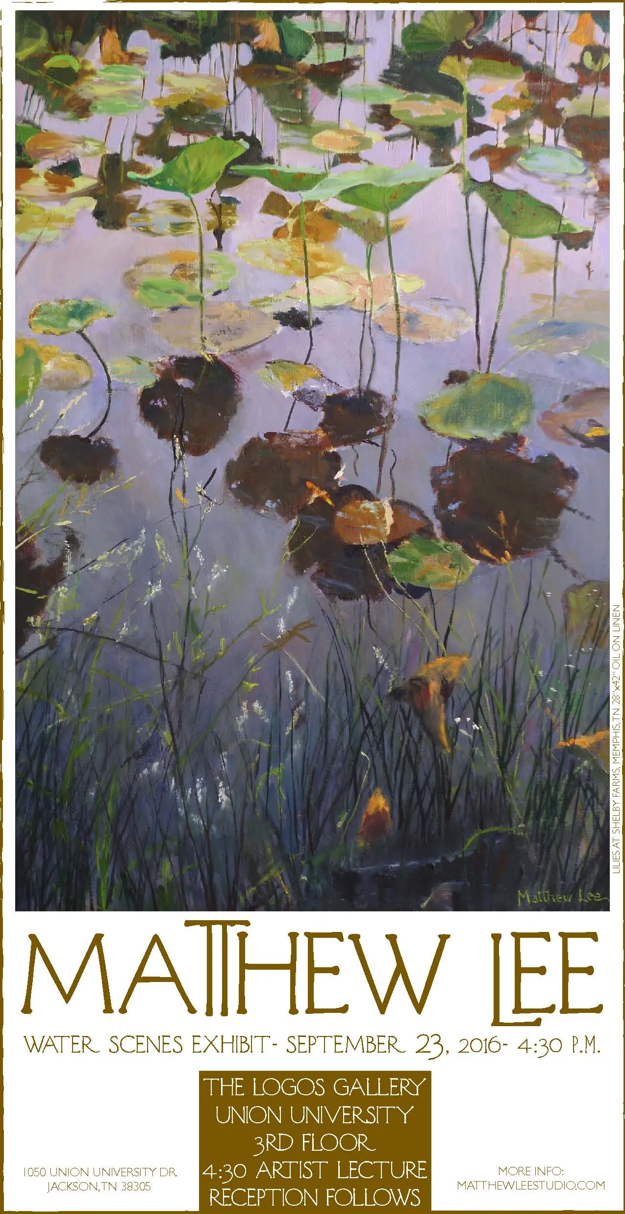 This exhibit is currently in place and is open for viewing to the public. &nbsp;This will be a closing reception. &nbsp;I'm giving a talk at 4:30, Sept 23, 2016, with reception to follow. &nbsp;The exhibit is in the brand new Logos building on the U…