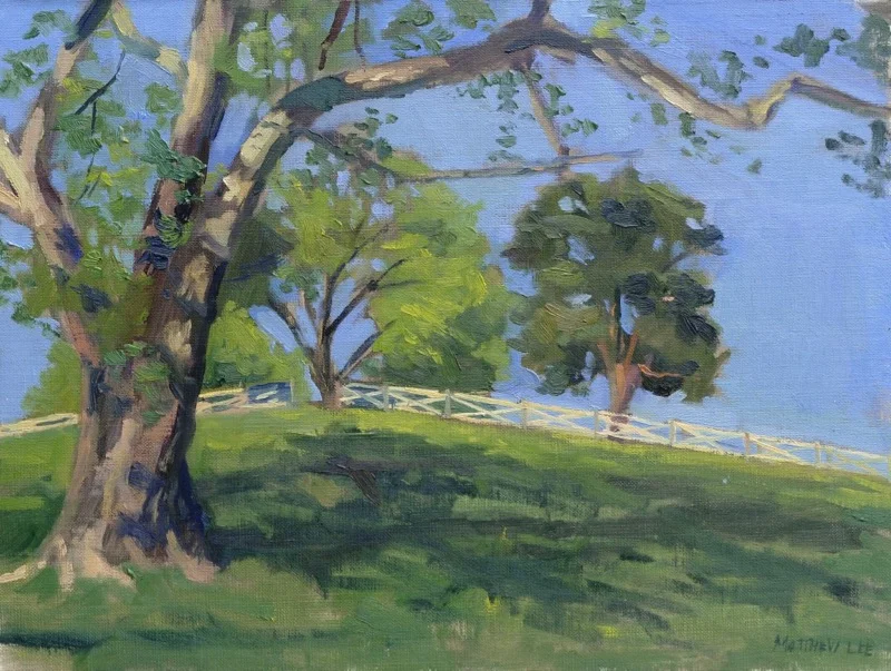 12x16 Oil- Farm near Knoxville