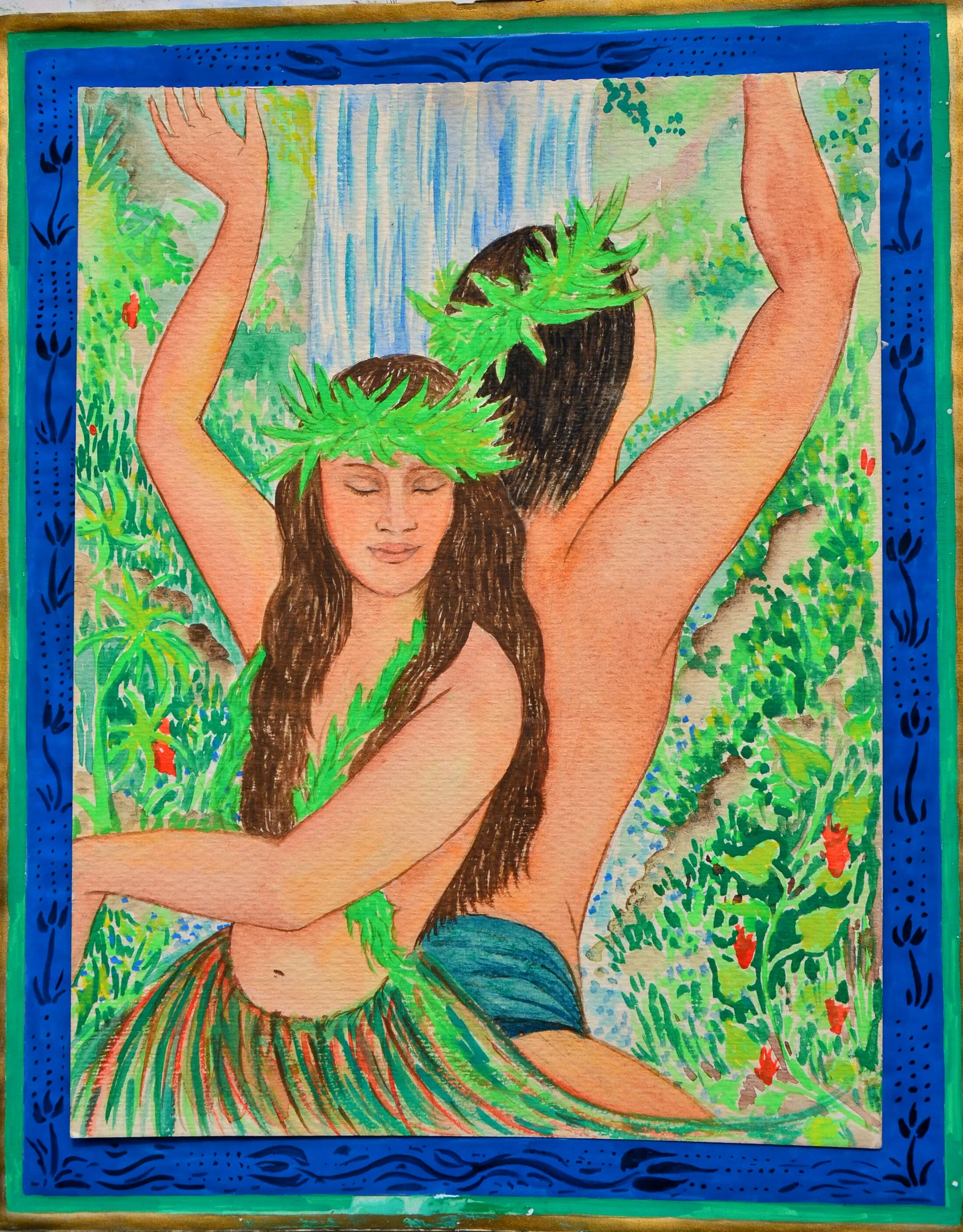 "Waterfall in Maui 1987" - Privatbesitz