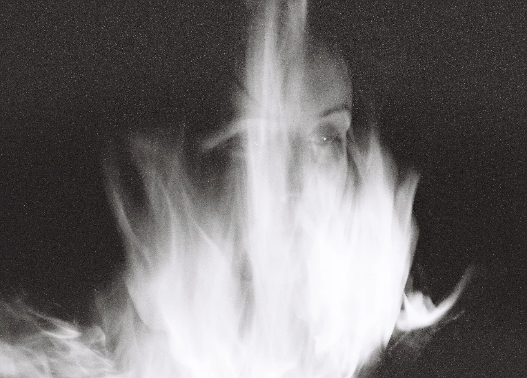 All people see fires, storms, explosions, or landscapes; but how many feel the flames, the lightnings, the whirlwinds, or the harmony? How many have an inner beauty that awakens their melancholy? 35mm gilm scan, 2017.