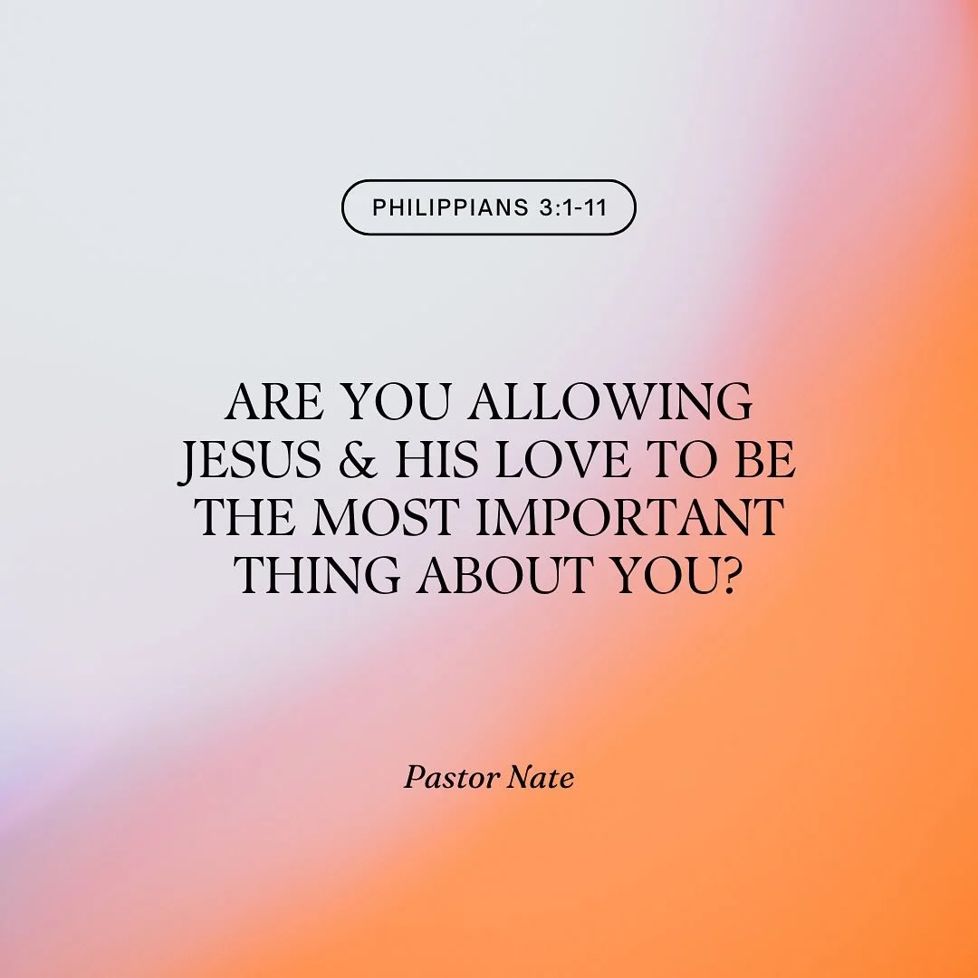 A question worth carrying into the week.